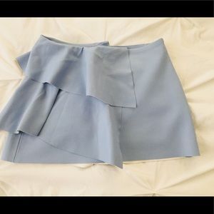 🆕ZARA leatherette mini skirt with side detailing